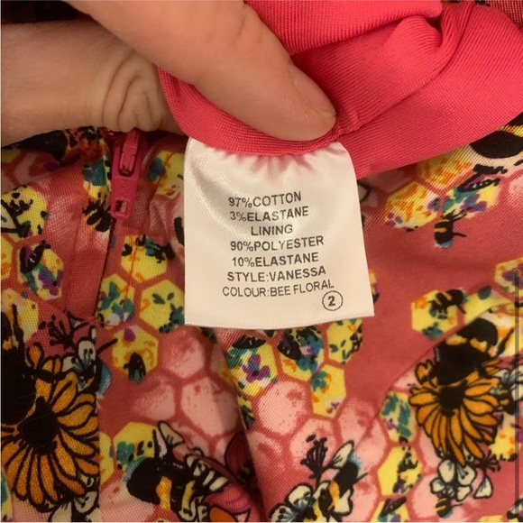 Lindy Bop Vanessa Wiggle Bee Floral - Picture 3 of 3